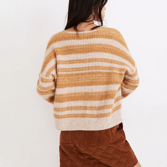 Space-Dyed Staley V-Neck Pullover Sweater, M - Picture 2 of 9